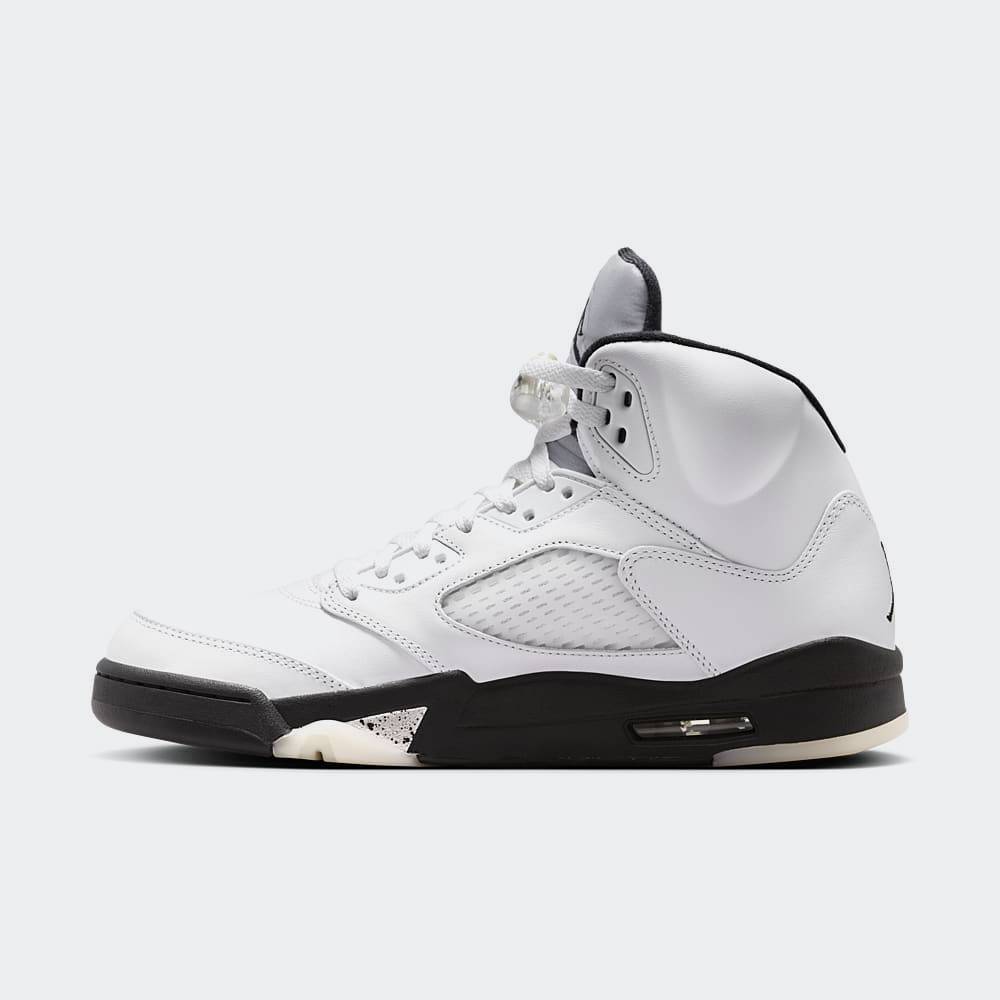 Black and white jordan 5 clearance